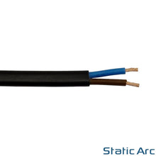 Load image into Gallery viewer, 2 CORE ELECTRICAL FLAT CABLE TWIN FLEX WIRE 0.5-4.5mm² BLUE BROWN FLEXIBLE 1-42A
