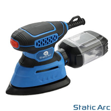 Load image into Gallery viewer, 140W ELECTRIC DETAIL SANDER CORDED PALM MOUSE WOOD SANDING + PADS