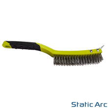 Load image into Gallery viewer, STAINLESS STEEL WIRE BRUSH WELDING SLAG RUST METAL CLEANER PLASTIC HEAVY DUTY