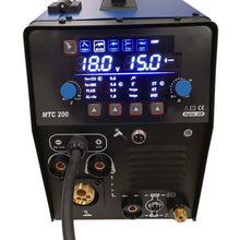 Load image into Gallery viewer, MTC 200 SYNERGIC DC WELDER PLASMA CUTTER 5in1 MIG MMA ARC TIG CUT SPOT WELD 200A