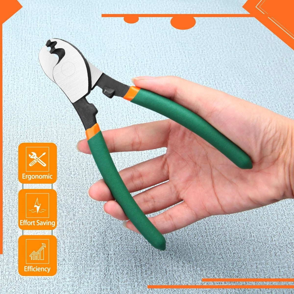 Cable Wire Cutters Electrical Copper Pliers Stripper Heavy Duty 6