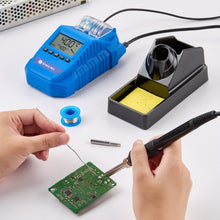 Load image into Gallery viewer, 60W Electric Soldering Iron Station Kit Digital Temp 480°C PCB + Solder Wire