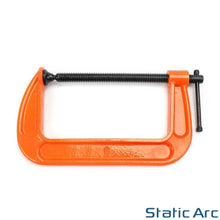 Load image into Gallery viewer, G CLAMP SET HEAVY DUTY CAST IRON METALWORK WELDING C VICE WOOD 2/3/4/6/8inch 5pc