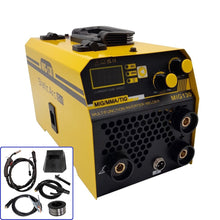 Load image into Gallery viewer, MIG 130 INVERTER GASLESS WELDER 3in1 MMA ARC TIG LIFT NO GAS WELDING KIT 130A