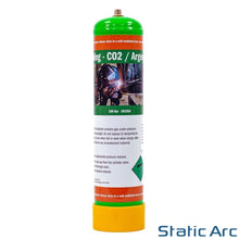 Load image into Gallery viewer, ARGON CO2 DISPOSABLE 0.95L GAS BOTTLE CYLINDER WELDING 100% PURE 12% MIX