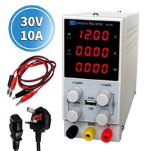 Load image into Gallery viewer, ADJUSTABLE POWER SUPPLY 30V 10A DIGITAL LED FINE COARSE VARIABLE PRECISION LAB