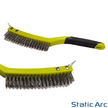 Load image into Gallery viewer, STAINLESS STEEL WIRE BRUSH WELDING SLAG RUST METAL CLEANER PLASTIC HEAVY DUTY