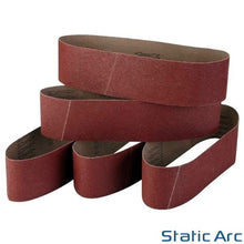 Load image into Gallery viewer, 10x SANDING BELT ABRASIVE PAPER SANDER GRINDER POLISH 60-240 GRIT MIX 915*100mm