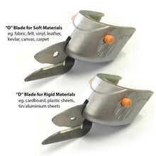 Load image into Gallery viewer, 2pc CORDLESS SCISSORS CUTTING SHEARS O D BLADE REPLACEMENT CRAFT FABRIC SNIPS