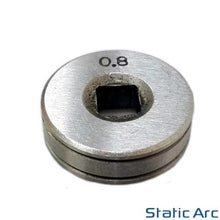 Load image into Gallery viewer, MIG WIRE FEED ROLLER DRIVE WHEEL SQUARE V KNURLED U GUIDE WELDING 0.6/0.8/1.0mm