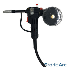 Load image into Gallery viewer, MIG WELDING SPOOL GUN TORCH MB15 EURO ALUMINIUM WIRE GAS GASLESS 3M CABLE