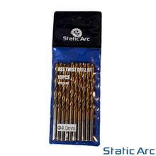 Load image into Gallery viewer, 10x HSS TITANIUM COATED DRILL BIT SET PACK METAL WOOD PLASTIC HOLE 1/2/3/4/5/6mm