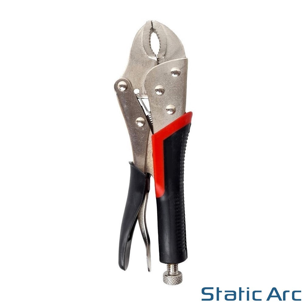 LOCKING PLIER SET VICE MOLE GRIPS ADJUSTABLE CURVED CLAMP 3pc INDIVIDUAL 5/7/10