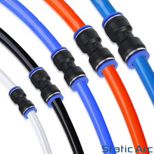 Load image into Gallery viewer, PUSH FIT COUPLING INLINE STRAIGHT CONNECTOR AIRLINE GAS HOSE PNEUMATIC FITTING
