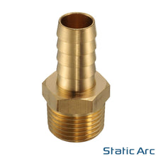 Load image into Gallery viewer, HOSE TAIL BARB FITTING MALE THREAD ADAPTER GAS CONNECTOR 6mm 8mm 1/4" 3/8" BSP
