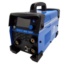 Load image into Gallery viewer, MIG 130D Inverter Gasless Welder 3in1 Synergic MMA ARC TIG Lift No Gas Flux Core 130A
