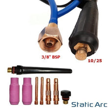 Load image into Gallery viewer, WP17V TIG WELDING TORCH CABLE FLEX HEAD GAS TIG LIFT SCRATCH WP17 KIT 10-25 4m
