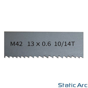 BANDSAW BLADE 10/14TPI M42 BI-METAL ALL METAL CUT STATIC ARC 13 x 0.6 x 1140mm