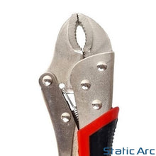 Load image into Gallery viewer, LOCKING PLIER SET VICE MOLE GRIPS ADJUSTABLE CURVED CLAMP 3pc INDIVIDUAL 5/7/10&quot;
