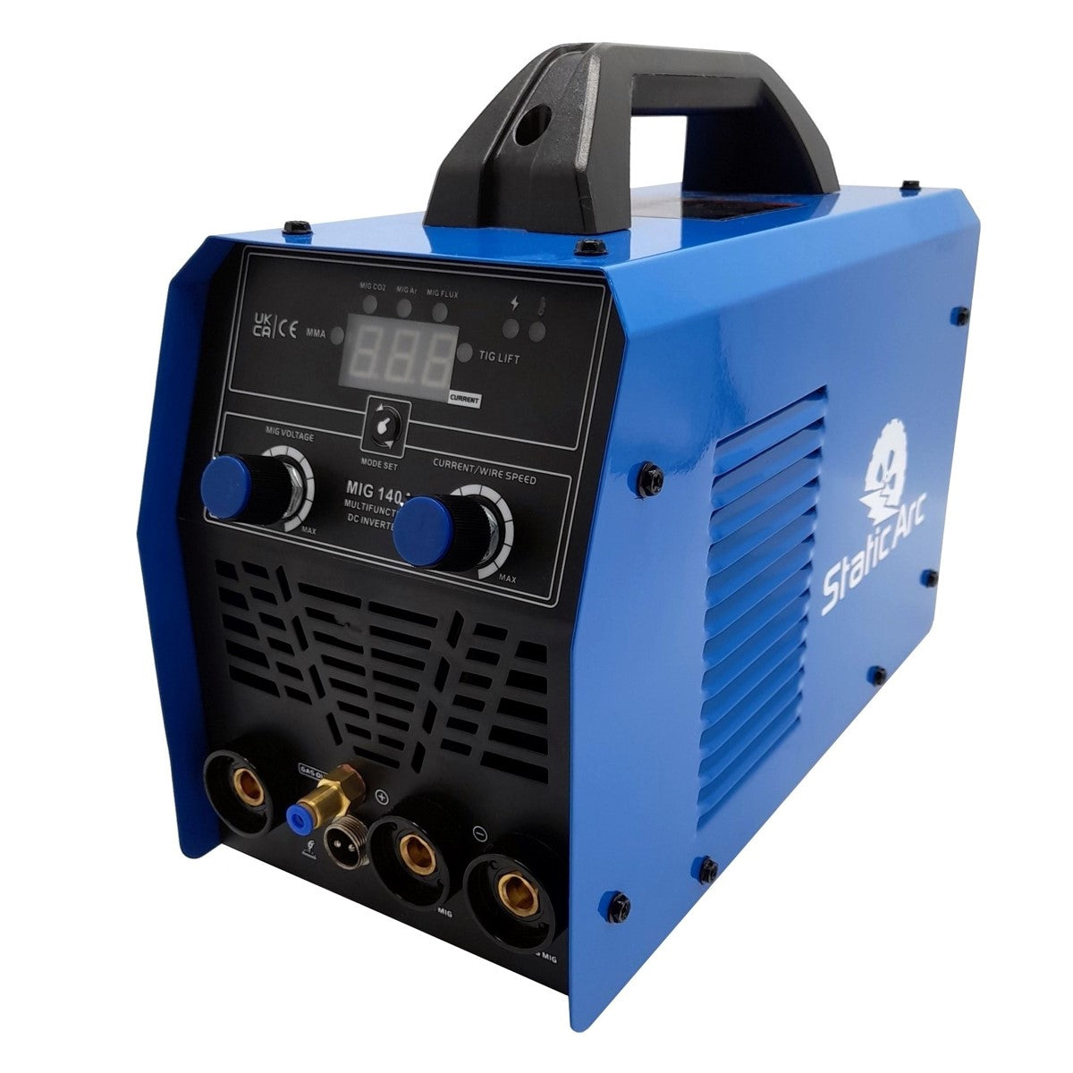 MIG 140 INVERTER DC WELDER 3in1 MMA ARC TIG LIFT GAS GASLESS WELDING ...