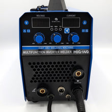 Load image into Gallery viewer, MIG 140A INVERTER DC WELDER 3in1 MMA TIG GAS GASLESS ARC MAG WELDING MACHINE KIT
