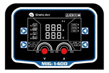Load image into Gallery viewer, MIG 140D INVERTER WELDER 4in1 SYNERGIC MMA ARC TIG LIFT GAS GASLESS WELDING 140A
