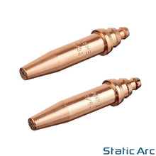 Load image into Gallery viewer, ANM OXY ACETYLENE GAS CUTTING NOZZEL TIP OXYGEN ANME LONG LENGTH 1/32&quot; - 3/64&quot;
