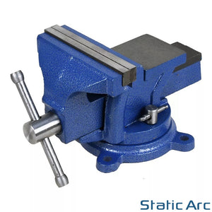 BENCH VICE WORKTOP CLAMP SWIVEL BASE JAWS VISE MECHANIC WORKSHOP 125mm (5inch)