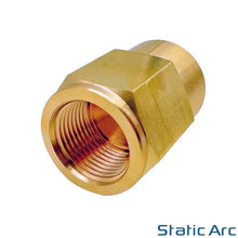 Load image into Gallery viewer, CO2 BOTTLE to ARGON REGULATOR ADAPTER CONNECTOR GAS FITTING G5/8 to W21.8
