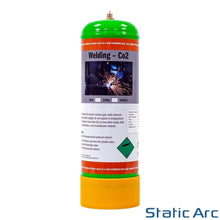 Load image into Gallery viewer, ARGON CO2 DISPOSABLE GAS BOTTLE 100% PURE 80/20% MIX MIG TIG WELDING 2.2L
