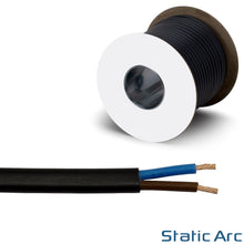 Load image into Gallery viewer, 2 CORE ELECTRICAL FLAT TWIN CABLE FLEXIBLE WIRE BLUE BROWN 5V 12V 24V / 1-42A
