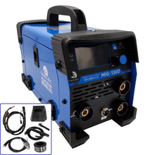 Load image into Gallery viewer, MIG 130D Inverter Gasless Welder 3in1 Synergic MMA ARC TIG Lift No Gas Flux Core 130A
