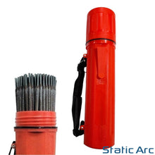 Load image into Gallery viewer, WELDING ROD STORAGE TUBE CONTAINER QUIVER DRY PROTECT MMA ARC ELECTRODE HOLDER
