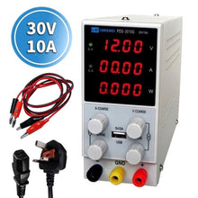 Load image into Gallery viewer, ADJUSTABLE POWER SUPPLY 30V 10A DIGITAL LED FINE COARSE VARIABLE PRECISION LAB
