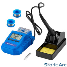 Load image into Gallery viewer, 60W Electric Soldering Iron Station Kit Digital Temp 480°C PCB + Solder Wire
