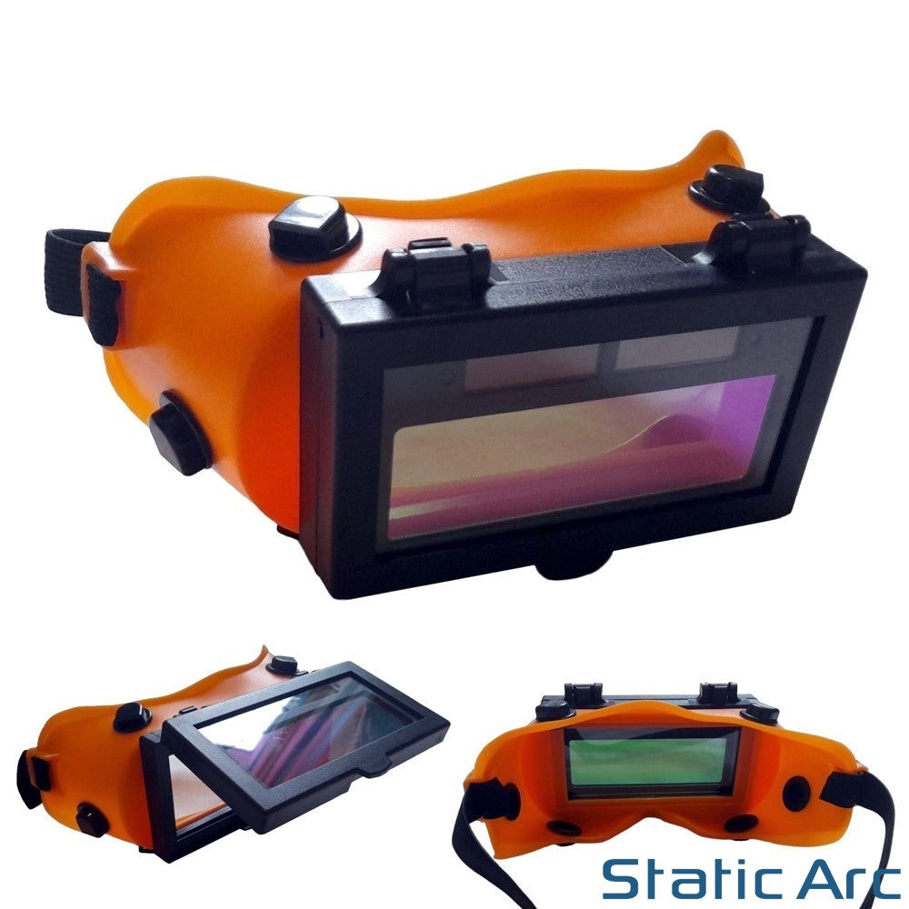 auto dimming welding goggles AUTO DARKENING LCD WELDING GOGGLES GLASSES FACE MASK ARC EYE SAFETY VISOR SOLAR