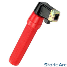 Load image into Gallery viewer, 400A ELECTRODE HOLDER TWIST TYPE ARC MMA WELDING STICK TORCH ROD GRIP CLAMP RED
