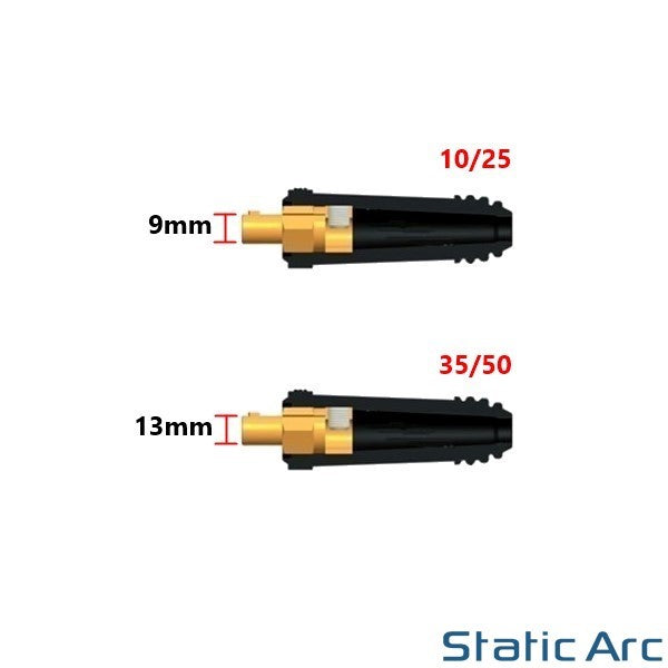 300A MMA Arc Welding Electrode Holder & Cable Set – 4M Stick Clamp For DINS 10-25/35-50