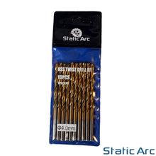 Load image into Gallery viewer, 10x HSS TITANIUM COATED DRILL BIT SET PACK METAL WOOD PLASTIC HOLE 1/2/3/4/5/6mm
