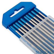Load image into Gallery viewer, 10pc TIG WELDING TUNGSTEN ELECTRODES TIPS BLUE/GOLD/GREEN/GREY/RED/WHITE 1.6mm/2.4mm
