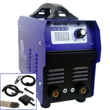 Load image into Gallery viewer, MMA 140A INVERTER DC WELDER ARC STICK PORTABLE WELDING MACHINE KIT + ELECTRODES
