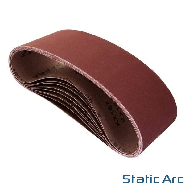 Hegebeck 10-Pack Sanding Belts – 1/2 X 18 Inch, 600 Grit, Aluminum Oxide For Wood/Metal