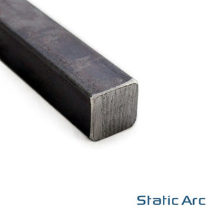 MILD STEEL SQUARE BAR SOLID METAL ROD 10/12/16/20mm WIDTH CUT LENGTH