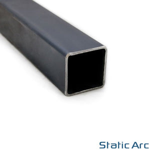 MILD STEEL SQUARE TUBE HOLLOW METAL BOX SECTION 20/30/40/50mm WIDTH 1M LENGTH