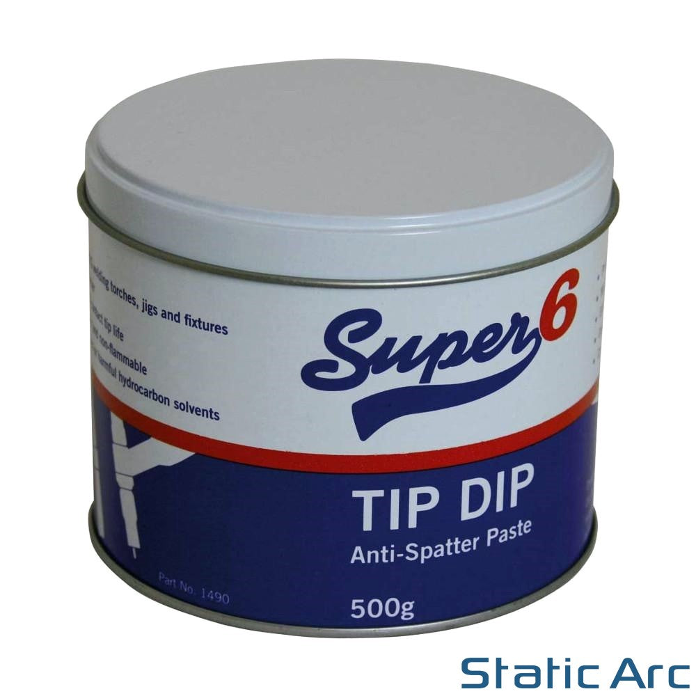 TIP DIP ANTI SPATTER WELDING PASTE GEL MIG TORCH NOZZLE TIP 500g TIN